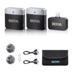 میکروفون یقه ای بی‌سیم لایتینینگ بویا مدل BY-M1V6