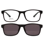 فریم عینک طبی مدل 8214C6 همراه با کاور آفتابی