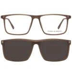 فریم عینک طبی پورش دیزاین مدل H02C3 Light Edition همراه با کاور آفتابی